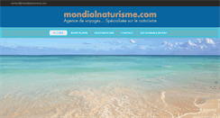 Desktop Screenshot of mondialnaturisme.com